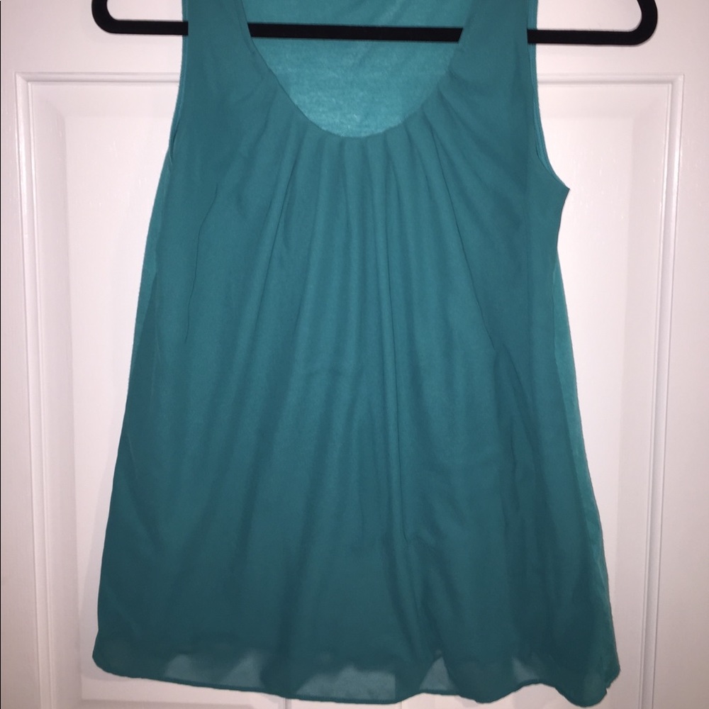 Flowy Teal Blouse